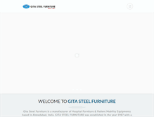 Tablet Screenshot of gitasteelfurniture.com